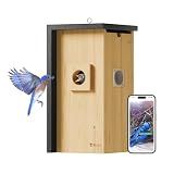 Birdfy Bird House with Camera Inside, Metal Clad, AI Bird ID & Nest Story