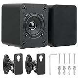 Saiyin Indoor Wall Mount Passive Speakers with 3" Drivers, 6 Ω