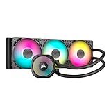 CORSAIR Nautilus 360 RS ARGB Liquid CPU Cooler – 360mm AIO – Low-Noise – Direct Motherboard Connection – Daisy-Chain – Intel LGA 1851/1700, AMD AM5/AM4 – 3X RS120 ARGB Fans Included – Black