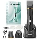 Electric Body Hair Remover Razor for Men & Women, Waterproof Foil Shaver Trimmer for Face, Arms, Back, Legs,Chest & Groin, Wet/Dry Painless Groomer with Ceramic Blade, Travel Gift for Him,Black