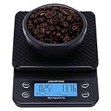 Apexstone Coffee Scale with Timer, Espresso Scale with Timer, Espresso Coffee Scale with Timer for Pour Over Coffee (Batteries Included)