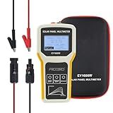 FrogBro Upgrade Solar Panel Tester Photovoltaic Multimeter Upgrade 1600W with Ultra Clear LCD, Smart MPPT Open Circuit Voltage Troubleshooting Utility Tool for Solar PV Testing (LCD 1600W)