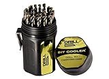 Drill America - KFD29J-PC 29 Piece Heavy Duty High Speed Steel Drill Bit Set with Black and Gold Finish in Round Case (1/16" - 1/2" x 64ths), KFD Series