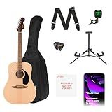 Fender California Debut Redondo Series Acoustic Guitar Kit, Natural