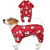 Dog Christmas Pajamas Snowman Clothes Costumes Pet Pjs Stretchy Funny Costumes Pet Outfit Dog Pajamas for Small Dogs Puppy Cat(S)
