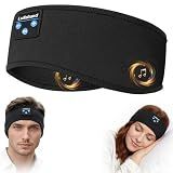Lullaband Sleep Headphones, Bluetooth Headband Headphones with 12-Hour Battery, Soft Headband for Sleeping, Travel, Exercise, Yoga & Relaxation