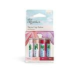 Sky Organics Tinted Beeswax Lip Balms, 4 Shades, Sheer Color & Shine