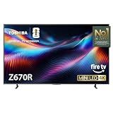 Toshiba 55" Z670R Series Mini-LED 4K UHD Smart Fire TV (55Z670R, 2026 New) - QLED, Native 144Hz, HDR10+, Dolby Vision IQ, REGZA Engine Zri, Dolby Atmos, Game Mode Pro, Alexa Built-in, Japan Quality