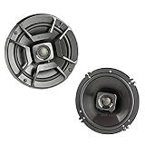 Polk Audio DB652 DB+ Series 6.5 Inch Marine Speakers, 2-Way Coaxial for Car Audio & Boat, 40-22kHz Frequency Response, Polypropylene Woofer Cone, 3/4" Silk Dome Tweeter, Black