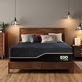 MLILY EGOHOME 14''Hybrid Queen Mattress,Memory Foam Pocket Spring Mattress with Cooling Cover,Bed in a Box,CertiPUR-US Certified,Targeted Support Pressure Relief,60''x80''x14'' Black