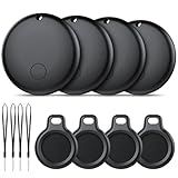 Android Air Tracker 4 Pack, Bluetooth Tracker Tags, Work with Google Find My Device App (Android Only), Smart Tags for Luggage, Wallet, Vehicles, Keys (Not for iOS)
