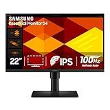 Samsung 22” (S40GD) Borderless Business Monitor with IPS Panel, 100Hz Refresh Rate, Eye Saver Mode, Ergonomic Design, Game Picture Mode, LS22D402GANXGO
