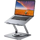 Laptop Stand for desk(360°Rotating),Aluminum laptop Riser for 10-16"Laptops