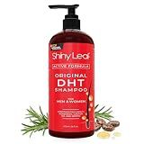 Shiny Leaf DHT Shampoo W Biotin, Rosemary, Castor Oil, Men & Women, 16 oz