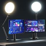UBeesize 10" Key Light for Streaming, Desk Ring Light with Adjustable Arm, Zoom Lighting for Home Office, Gaming, Podcast, Video Calls, and Recording