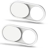 CloudValley Laptop Webcam Cover Slide, Metal 0.023 Inch Ultra-Thin White