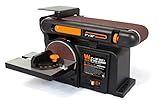 WEN Benchtop Belt and Disc Sander with 4 x 36 in. Belt, 6 in. Disc and Cast Iron Base (6502T)