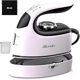 Burst steam Iron for Clothes - 1500W Iron with Ceramic Coated Soleplate, Rapid Heating, Self-Cleaning, Auto-Off, 11.84oz Water Tank, Precise Thermostat, Home Use Green