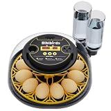 Bibibirds Incubators for Hatching Eggs with Automatic Egg Turning and Humidity DisplayTemperature Control Auto Water Fill Egg Candler 12Egg Hatch Chick Quail Duck Turkey Goose Parrot Bird Eggs