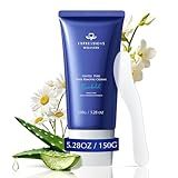 EXPRESSIONS WELLNESS Hair Removal Cream for Women and Men: Sensitive Body Depilatory Cream for Bikini Line, Underarms & Legs with Scraper - Gentle Soothing Formula for All Skin Types, 5.28 Fl Oz