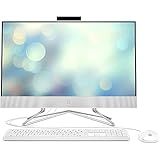 HP 24" All-in-One Desktop, AMD Athlon Silver 3050U Processor, AMD Radeon Graphics, 8 GB RAM, 256 GB SSD, Windows 11 Home (24-dd0210, Snow white)