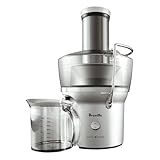Breville BJE200XL Juice Fountain Compact Centrifugal Machine, 25 fl oz, Silver
