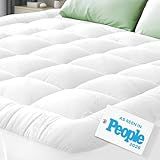 Niagara Sleep Solution Ultra Soft King Size Mattress Topper - Viscose Made from Bamboo Pillow Top Mattress Pad for Back Pain Relief - Naturally Cooling for Hot Sleepers, White