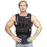RUNmax rf20nop Run Fast 12lb-140lb Weighted Vest (without Shoulder Pads, 20lb),Black