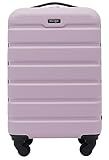 Wrangler Hardside Spinner Carry-On Luggage, Lilac, 22-Inch