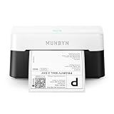 MUNBYN Bluetooth Thermal Label Printer RW403B, Wireless 4x6 Shipping Label Printer for Small Business, Compatible with Android, iPhone, Windows, Mac, Chromebook, Print Width 1.57"-4.25"