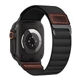 Alpine Loop Leather Design Compatible with Apple Watch Ultra 3/2 Bands Men