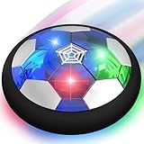 Hover Soccer Ball Boy Toy, Air Powered Floating Hover Soccers with LED Light, Kids Training Soccer Ball Indoor Outdoor Game, Birthday Gifts for Age 3 4 5 6 7 8-10 Years Old Boys Girls