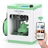 Entina TINA2S 3D Printers with WiFi Cloud Printing, Fully Assembled with Auto Leveling, Huge Library, DIY Mini 3D Printer for Beginners and Kids, High Precision 3D Printer for Home, Office & School