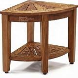 AquaTeak Kai Corner 15.5" Teak Shower Bench