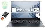 Lenovo IdeaPad 15.6” FHD Touchscreen Laptop, 40GB RAM 2.5TB Storage (2TB SSD+512GB SD Card), 10-Cores Intel Core i5-1235U, Windows 11 Pro with Microsoft Office Included, PLUSERA Earphones