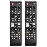 【Pack of 2】 New Universal Remote for All Samsung TV Remote, Replacement Compatible for All Samsung Smart TV, LED, LCD, HDTV, 3D, Series TV