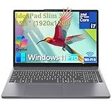 Lenovo 15" Laptop Computer for Home Business, Intel 10-Core i7-13620H (Beat Ultra 7 255U), WiFi 6, Bluetooth 5.2, FHD+ Copilot AI PC, Type-C, Luna Grey, Windows 11 Pro (40GB DDR5 RAM, 1TB PCIe SSD)