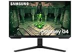 SAMSUNG 25" Odyssey G4 Series FHD Gaming Monitor, IPS, 240Hz, 1ms, G-Sync Compatible, AMD FreeSync Premium, HDR10, Ultrawide Game View, DisplayPort, HDMI, Fully Adjustable Stand, LS25BG402ENXGO