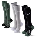 Compression Socks for Women and Men,15-20 mmHg Support(3 Pairs)Medium