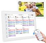 15.6" Digital Calendar Wall Touch Screen, Chore Chart, Photo Frame, Bases