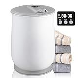 WEILAILANTIAN Towel Warmer, 28L Large Towel Warmers for Bathroom, Adjustable Heat Timer (20/40/80 Minutes)，Versatile Bucket Design with LED Display, Perfect for Oversized Towels, Bathrobes,Blankets