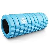 321 STRONG Foam Roller - Medium Density Deep Tissue Massager for Muscle Massage and Myofascial Trigger Point Release, with 4K eBook - Aqua