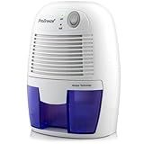 Pro Breeze Electric Mini Dehumidifier for Home (215 sq.ft) 17oz Capacity, Energy Efficient, No Noise, Compact and Portable for High Humidity in Kitchen, Bedroom, Bathroom, Basement, RV, Office, Garage
