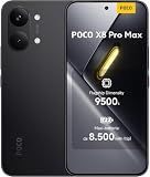 XIAOMI Poco X8 PRO MAX 5G Ai (Compatible with Tmobile Mint Tello & Global) (256GB + 12GB) 6.83" 50MP Gamers Phone NFC Dual sim Unlocked Model 2602BPC18G Liberado (Black)