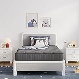 Avenco Queen Mattress, 8 Inch Queen Size Mattress in a Box, Medium Firm Hybrid Mattresses with Smarts™ Coil and Gel Memory Foam for Cool Night Sleep & Pressure Relief, CertiPUR-US Certified