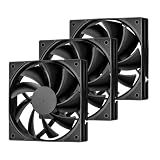 DARKROCK 3-Pack 120mm Black Computer Case Fans