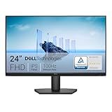 Dell 24 Monitor - SE2425HM - 23.8-inch Full HD (1920x1080) 16:9 100Hz Display, IPS Panel, 16.70 Million Colors, Anti-Glare, 1 HDMI / 1 VGA Port, TÜV Rheinland 3-Star*, Comfortview Plus - Black