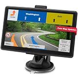 Jimtour GPS Navigator for Car - 7" Car GPS Navigation System with 2026 Lifetime Maps Free Updates, Support Voice Turn-by-Turn Guidance & Speedcam/Red Light Alerts, Custom Truck Routing for 7 Vehicles