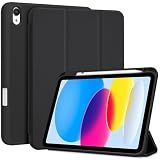 ProCase for iPad A16 11th/10th Generation Case with Pencil Holder -Black