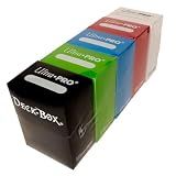 Ultra Pro Multicolor Deck Box for Trading Cards, MTG & Pokémon, 5 Pack